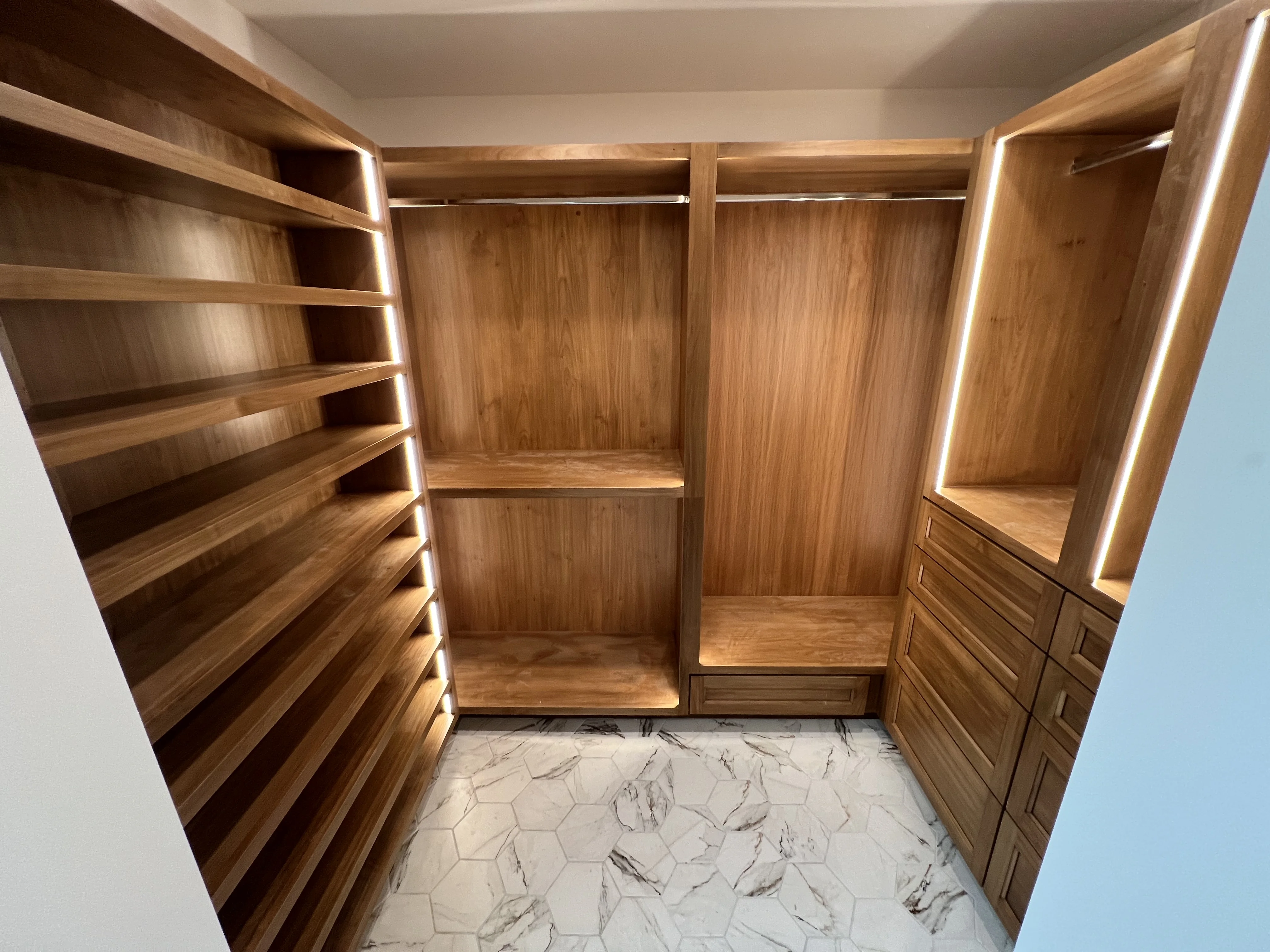 Alder closet cabinetry in Scottsdale, AZ