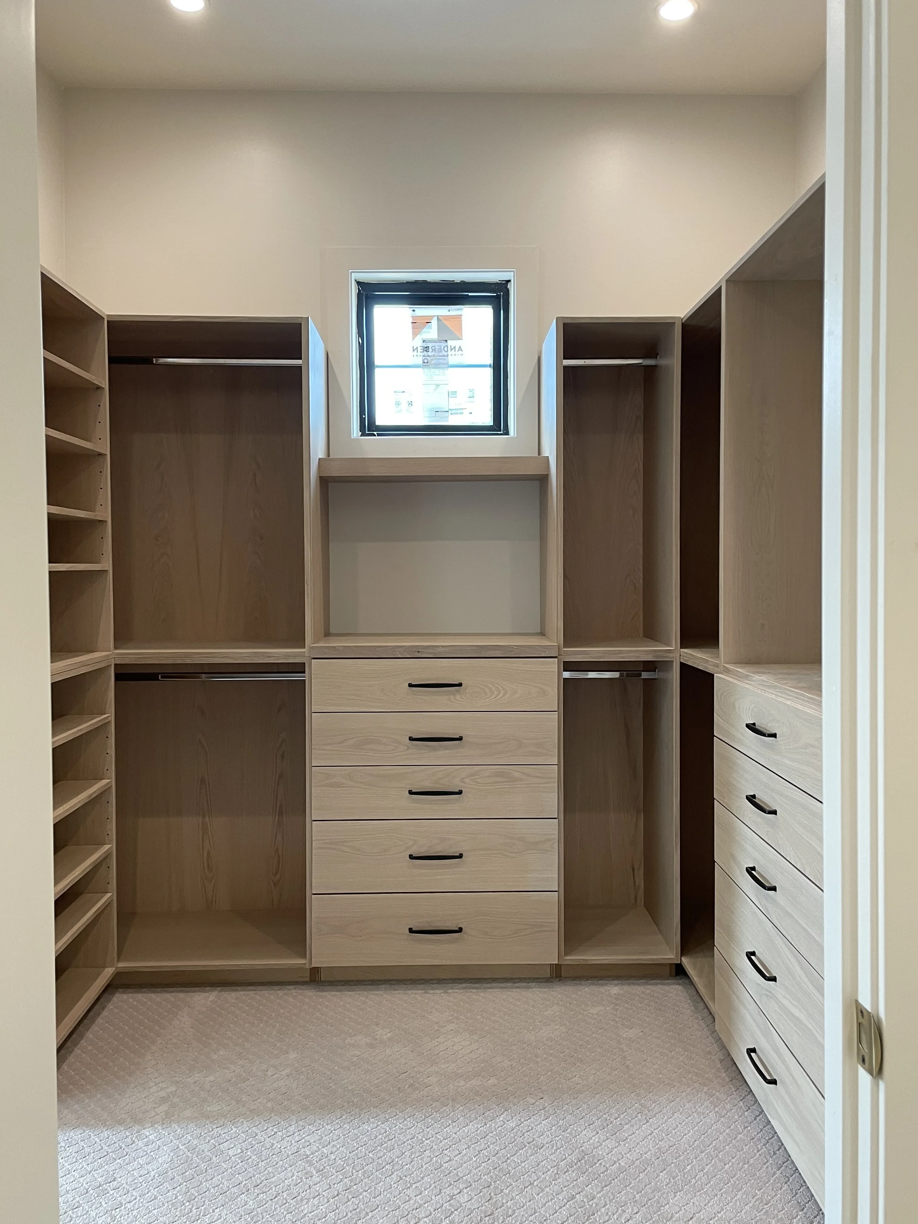 White oak closet in Queen Creek, AZ