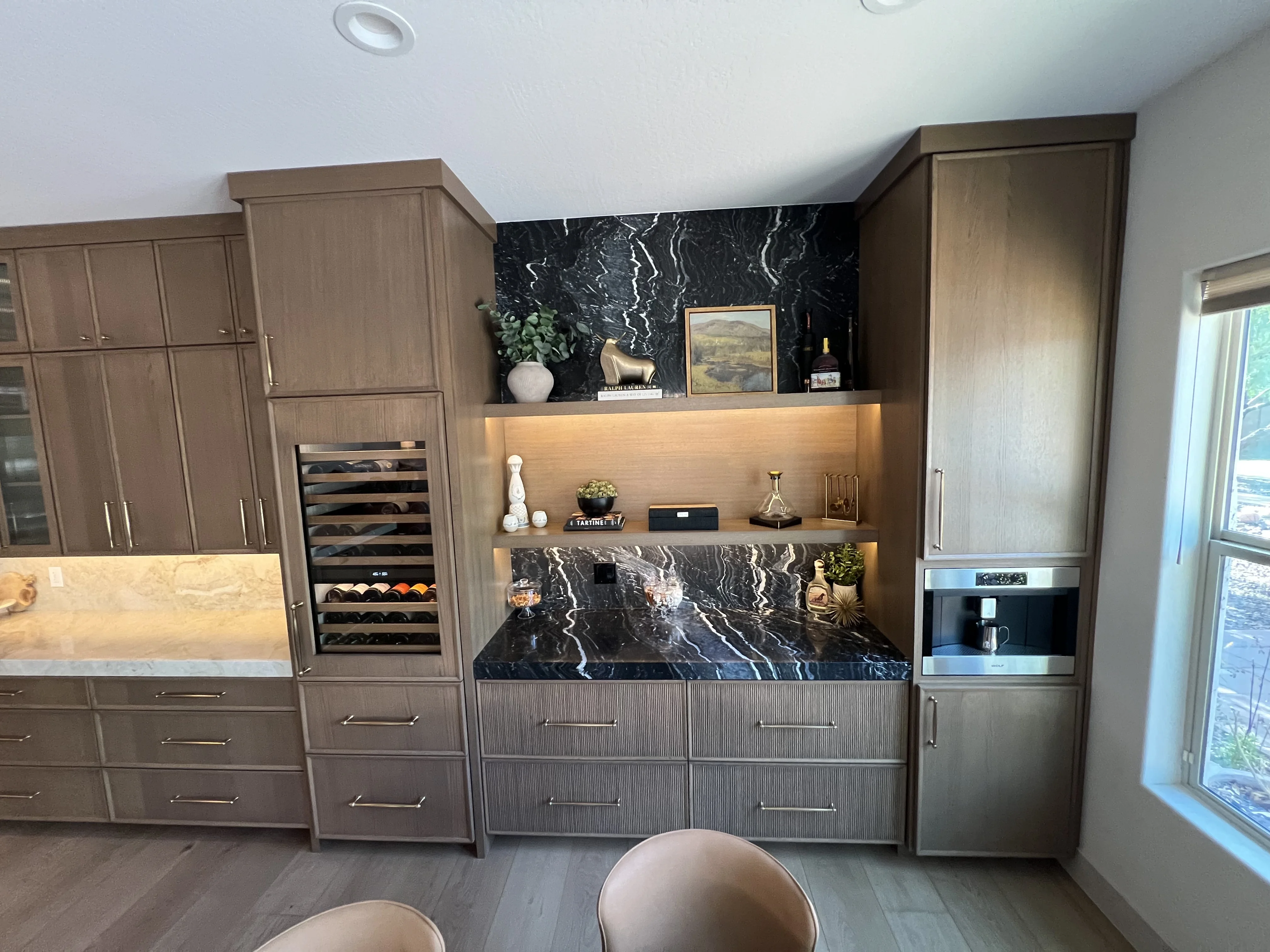 Rift oak angled thin shaker doors in Surprise, AZ