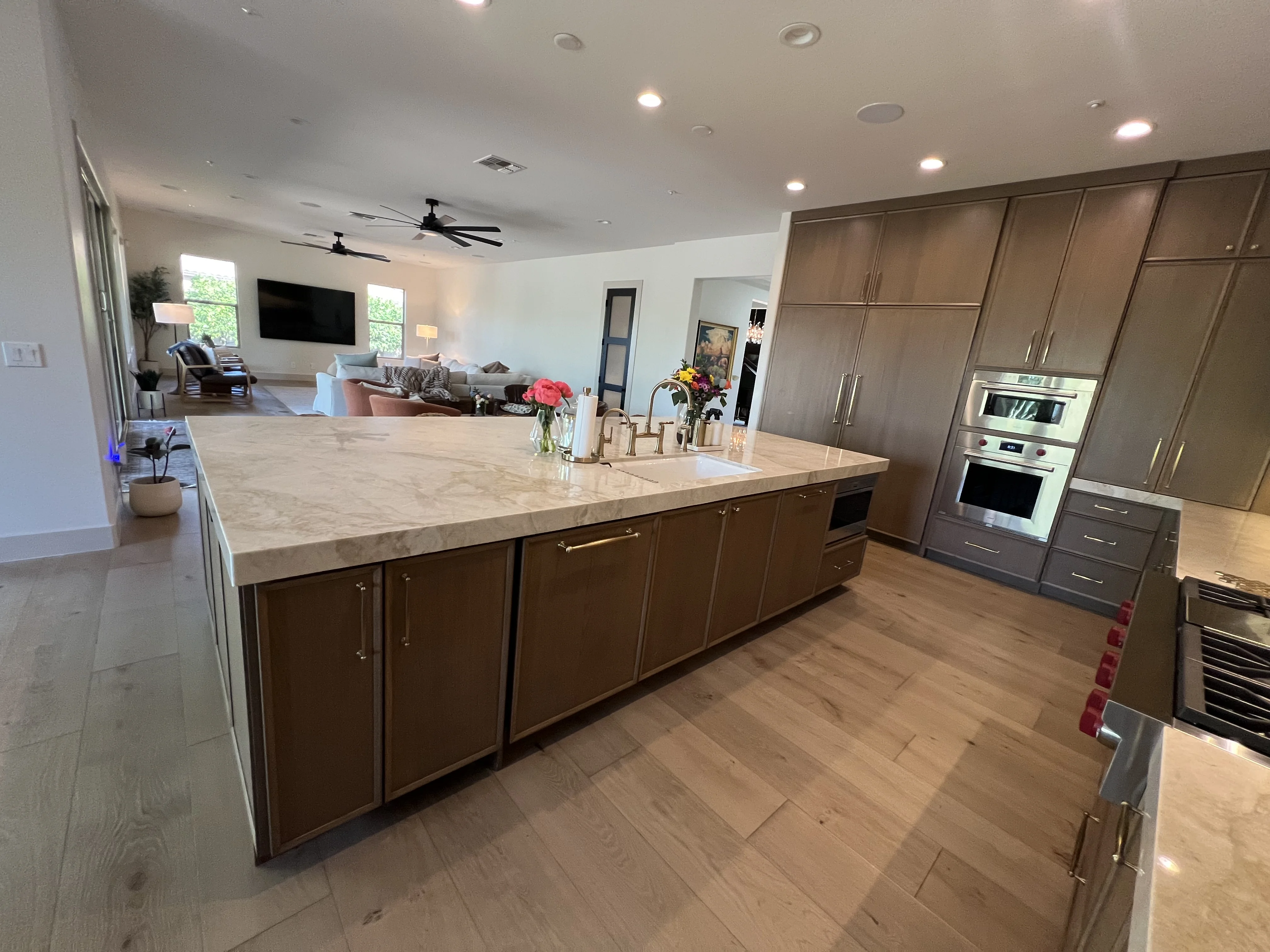 Rift white oak angled thin shaker doors in Surprise, AZ