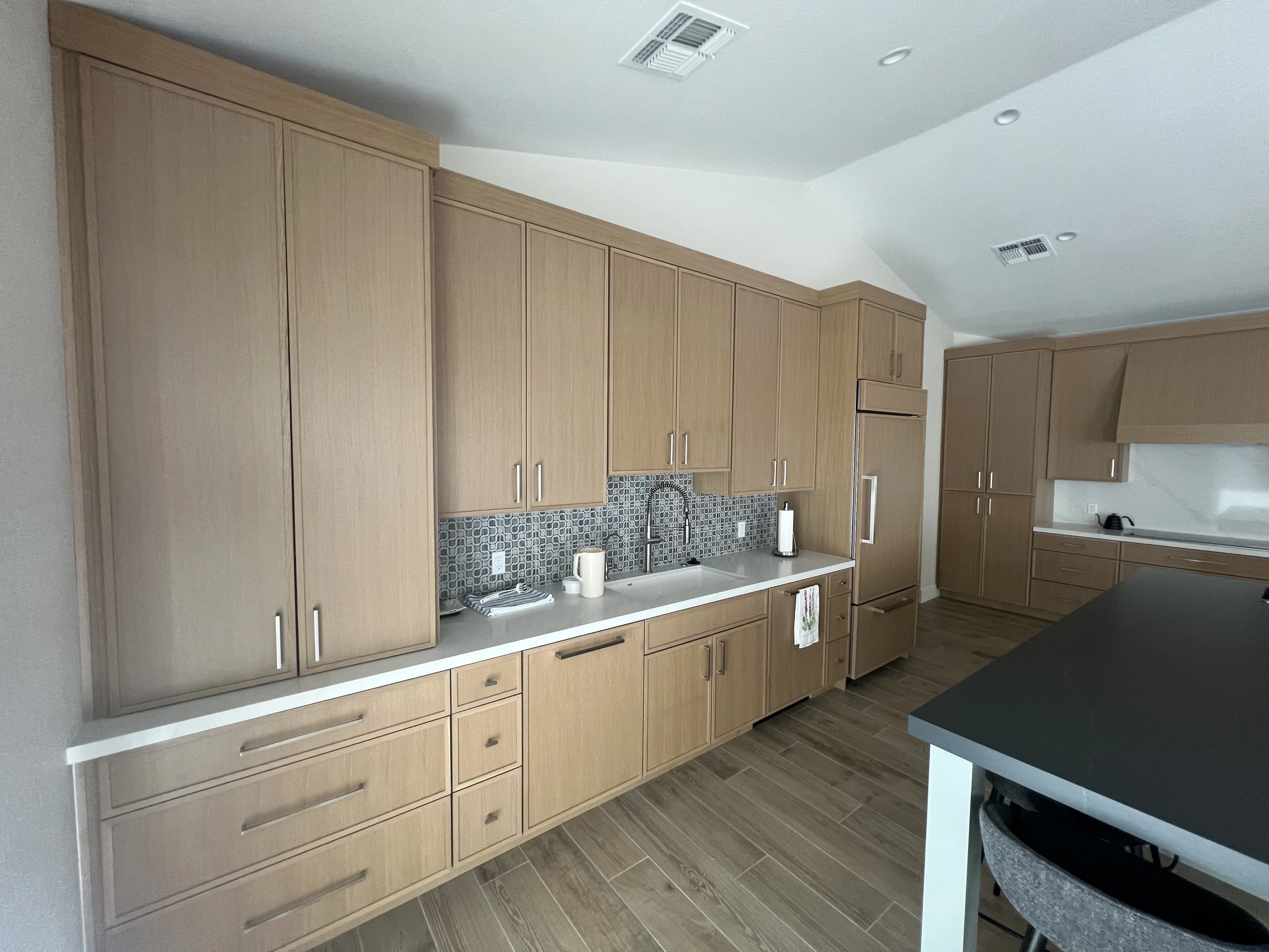 Rift white oak thin shaker kitchen in Rio Verde, AZ